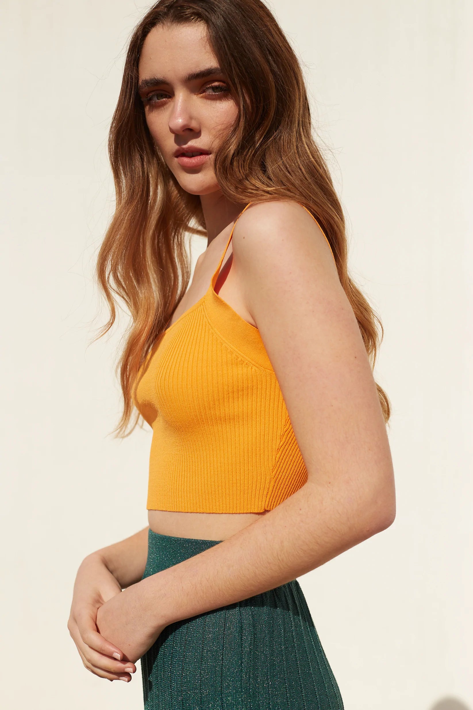 Danna Top - Bright Orange Women's Blouse | Casual & Party Wear | Perfect for Summer Outfits & Office Attire