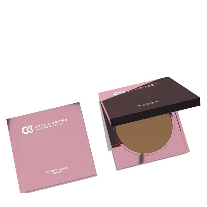 Marissa Carter Cocoa Brown Bronzer Powder - Natural Matte Finish for Contouring & Sun-Kissed Glow | Perfect for Everyday Makeup & Special Occasions