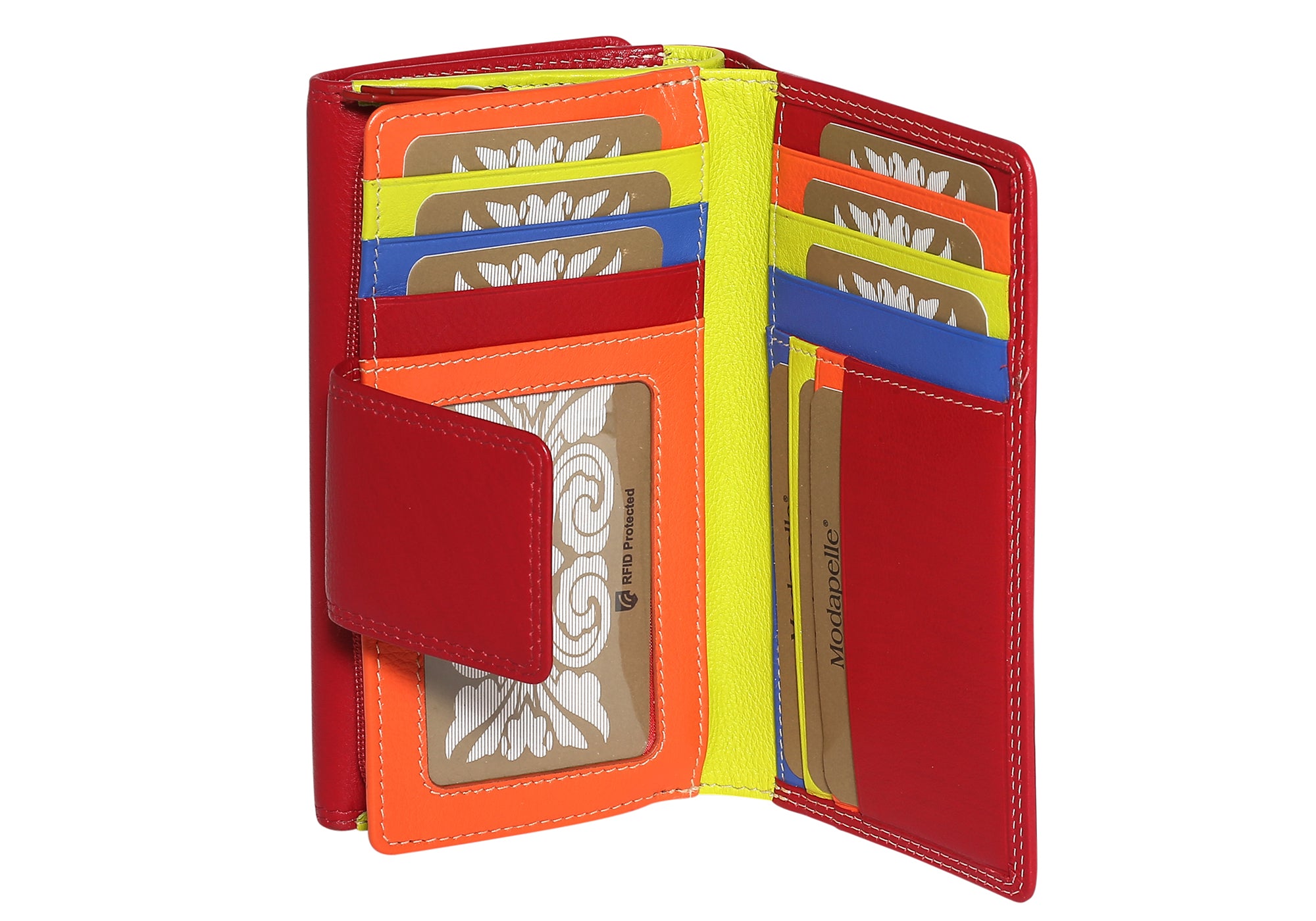 Genuine Leather Wallet for Women - Slim RFID Blocking Bifold Wallet with Multiple Card Slots - Perfect for Everyday Use, Travel, and Gift Giving