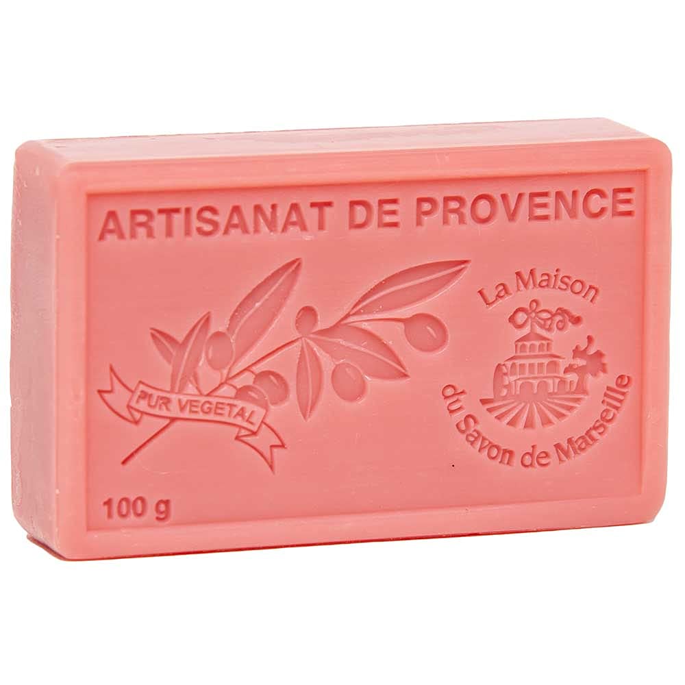 Organic Argan Oil French Soap Bar - Marseille Soap with Love Perfume - 3.5 Oz for Skin Care, Bath & Gift - Moisturizing & Aromatherapy