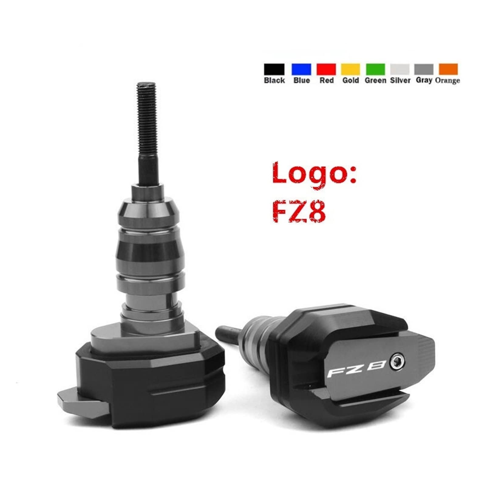 Yamaha FZ8 CNC Aluminum Engine Cover Frame Sliders - Motorcycle Crash Protector Accessories for Enhanced Safety | Perfect for Street Riding & Track Day Protection