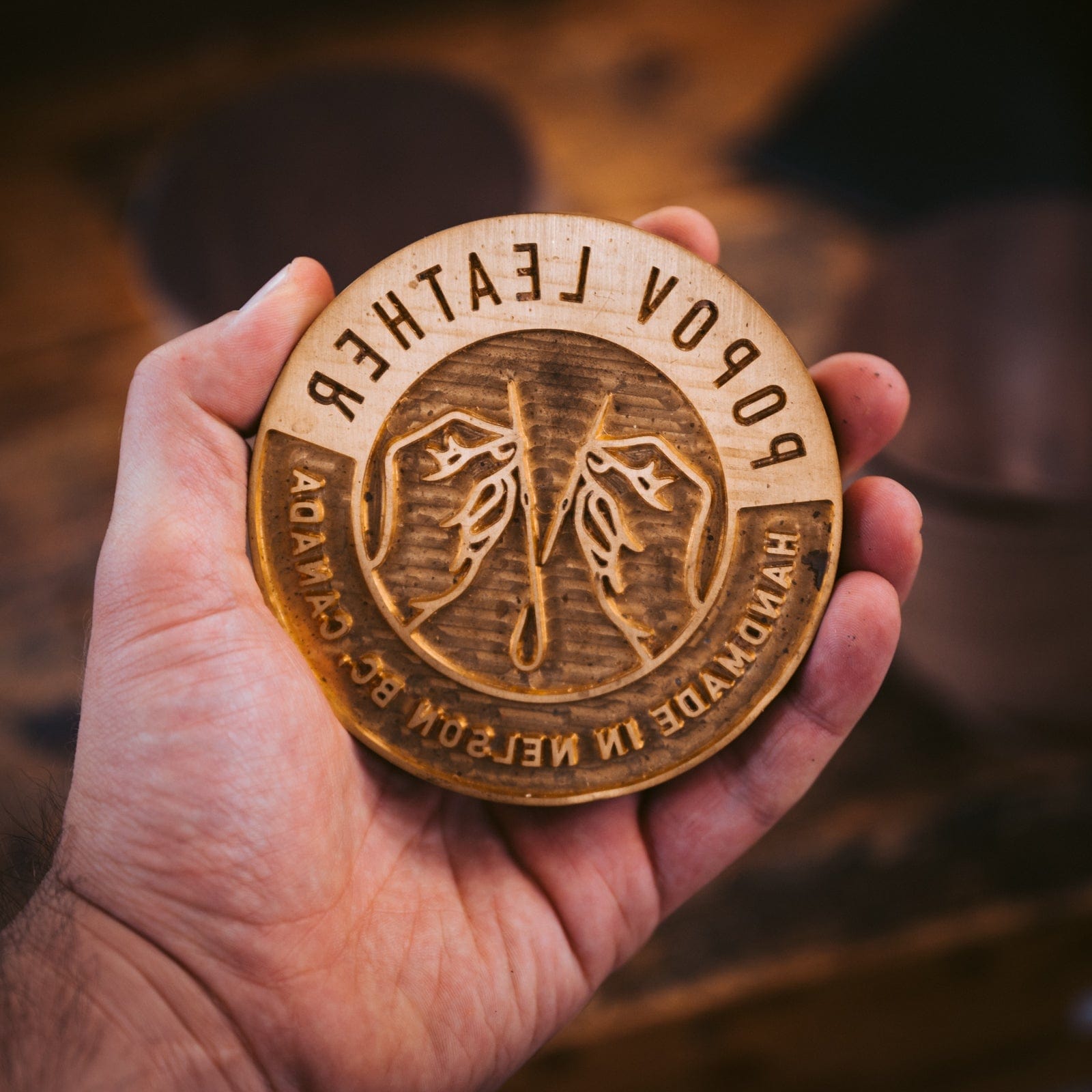 Custom Brass Stamp - Personalized Engraved Seal for Wax, Leather & Paper - Perfect for Wedding Invitations, DIY Crafts & Business Branding