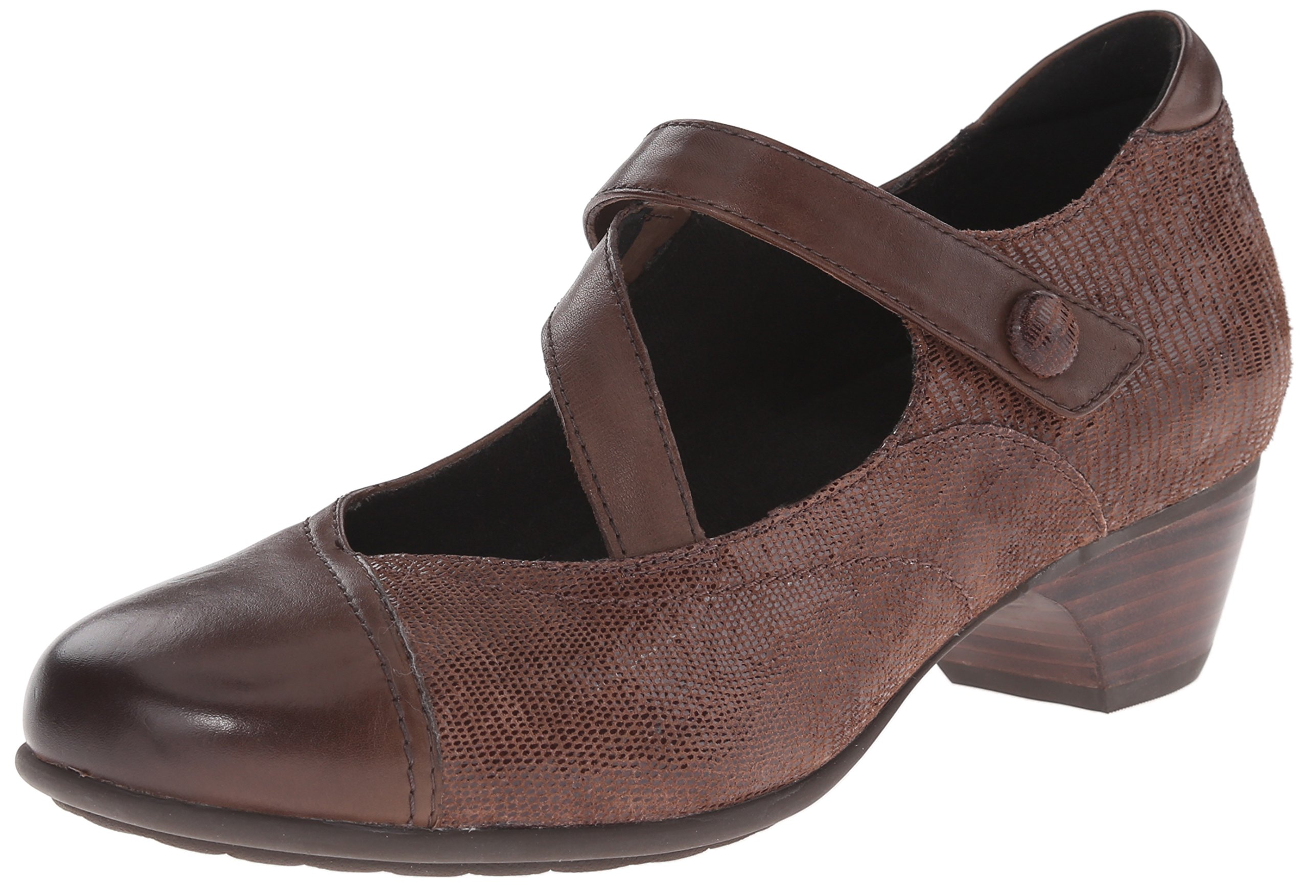 Aravon Women's Portia AR Dress Pump - Comfortable Low Heel Work Shoes for Office, Business & Formal Occasions