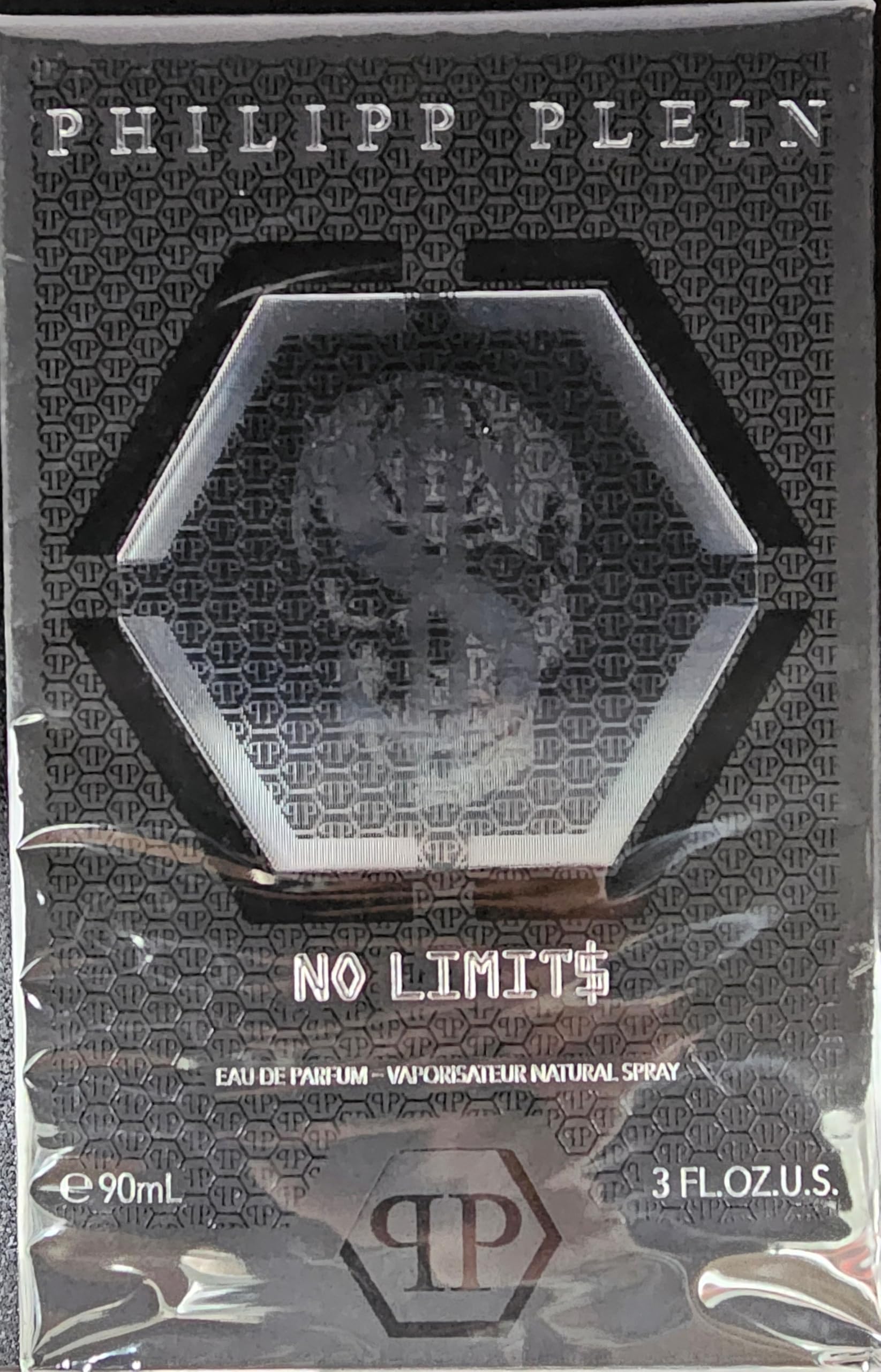 Philipp Plein No Limits Eau De Parfum Spray for Men - 3 oz Premium Cologne | Long-Lasting Fragrance for Date Night, Parties & Special Occasions