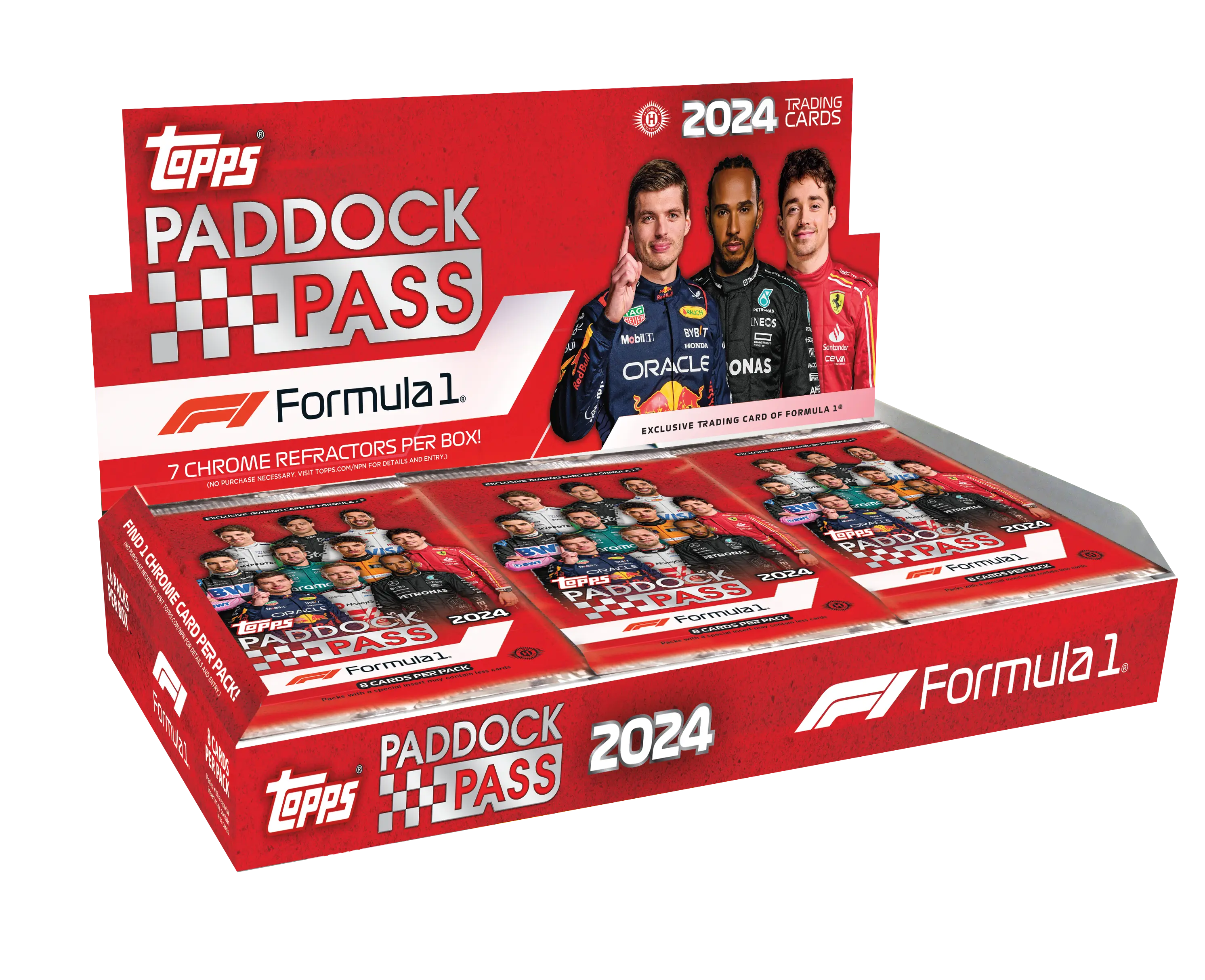 2024 Topps Paddock Pass F1 Formula 1 Racing Cards Hobby Box - Collectible Trading Cards for Formula 1 Fans & Racing Enthusiasts - Perfect for Display, Trading, and Gifting