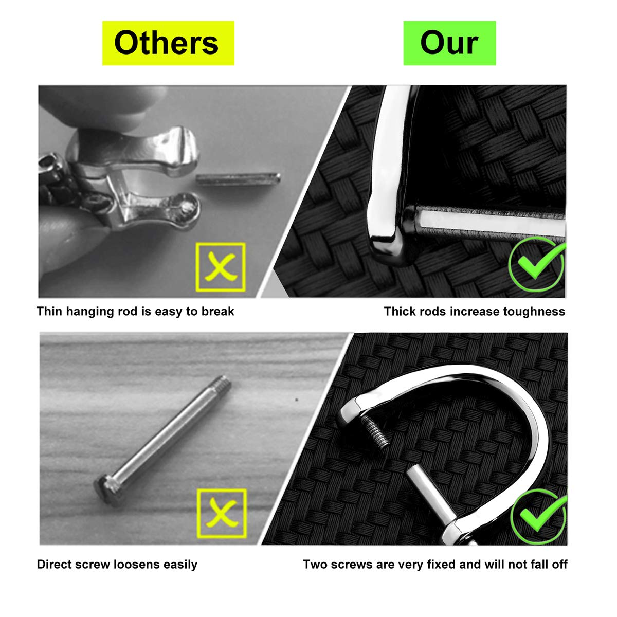 Premium BMW Keychain Replacement - Durable Car Key Ring Holder with Anti-Lost D-Ring for Men & Women | Perfect for BMW Key Fobs, Car Keys & Everyday Carry Accessories