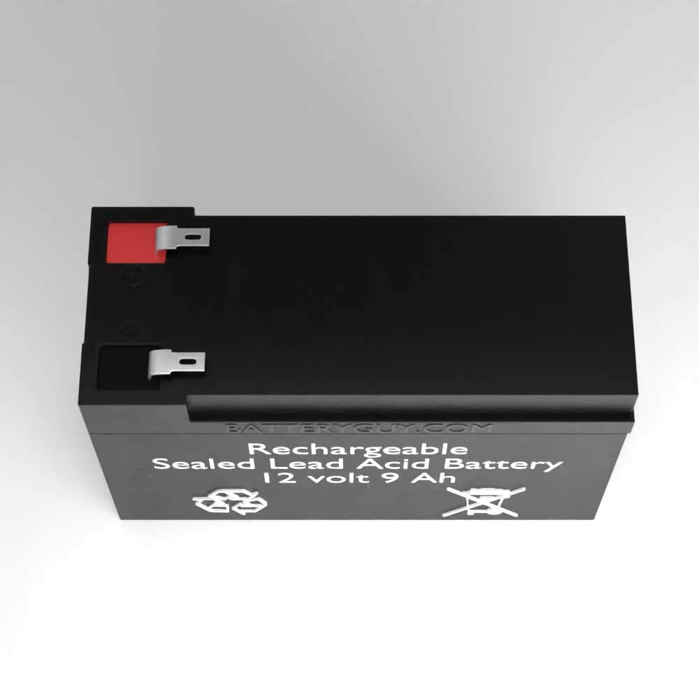 A750 Replacement 12V 9Ah SLA Rechargeable Battery - High Rate Performance - 2 Pack for Security Systems, Emergency Lights & Power Backup