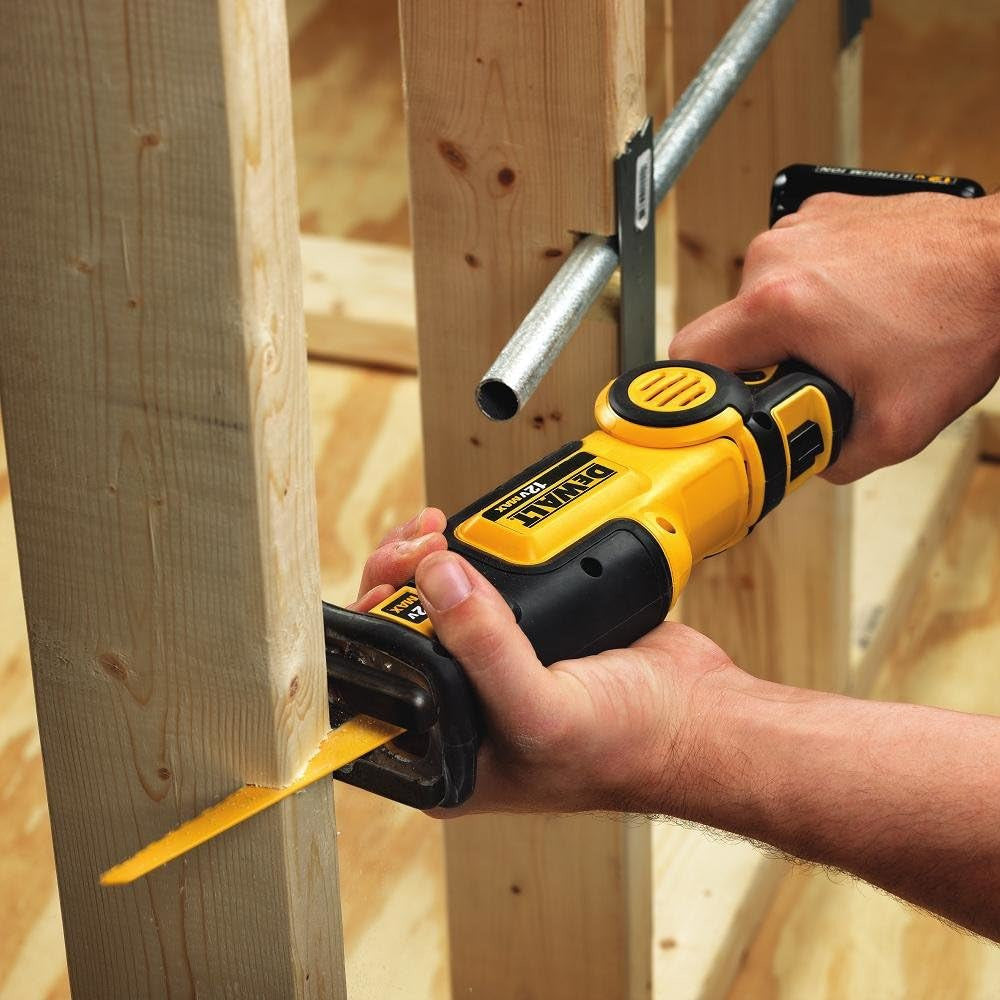 DEWALT 12V Cordless Compact Reciprocating Saw - DCS310S1 (Refurbished with Warranty) | Ideal for DIY Projects, Home Renovations & Construction Work
