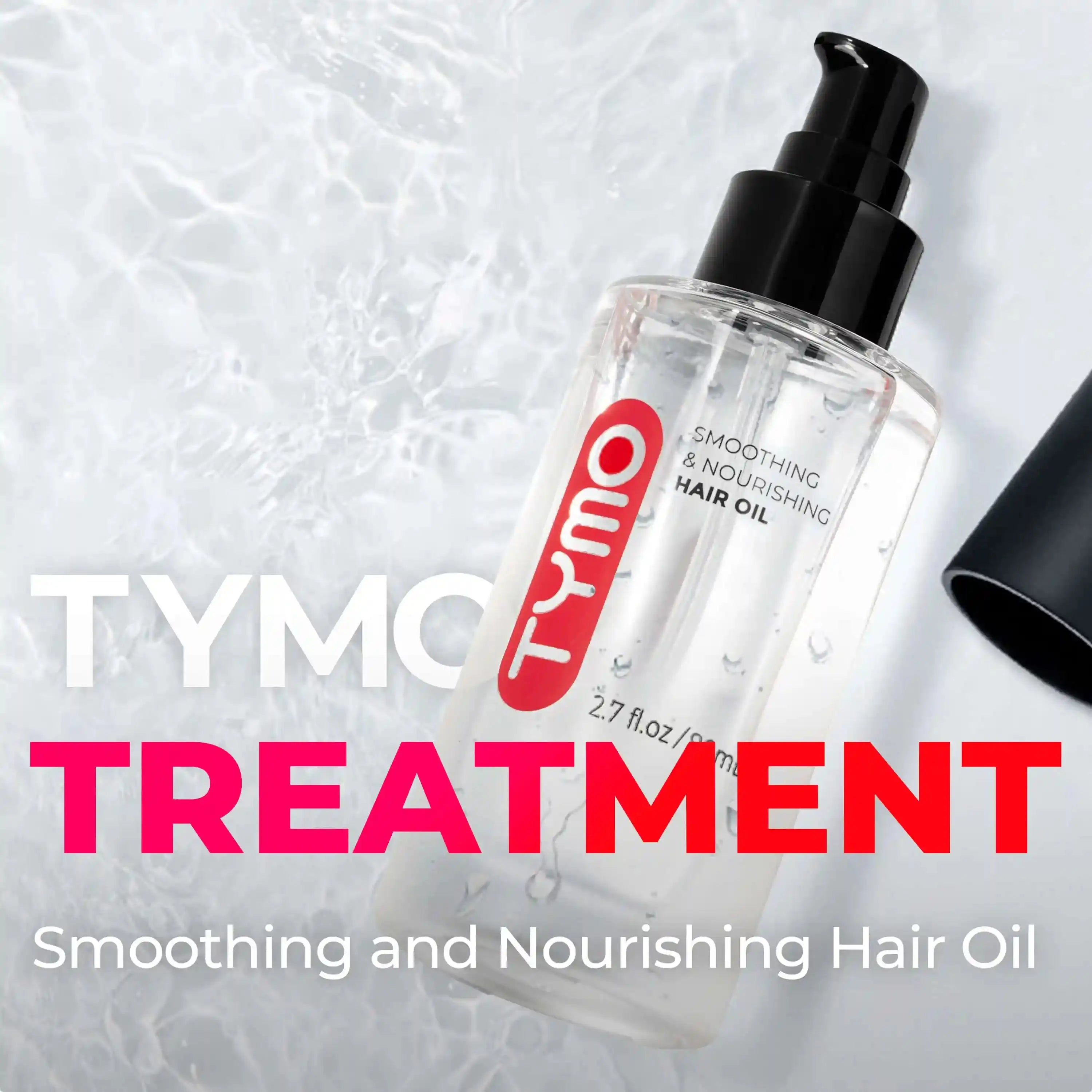 TYMO Anti-Thermal Hair Oil for Heat Protection & Shine - Perfect for Styling, Blow Drying & Flat Iron Use