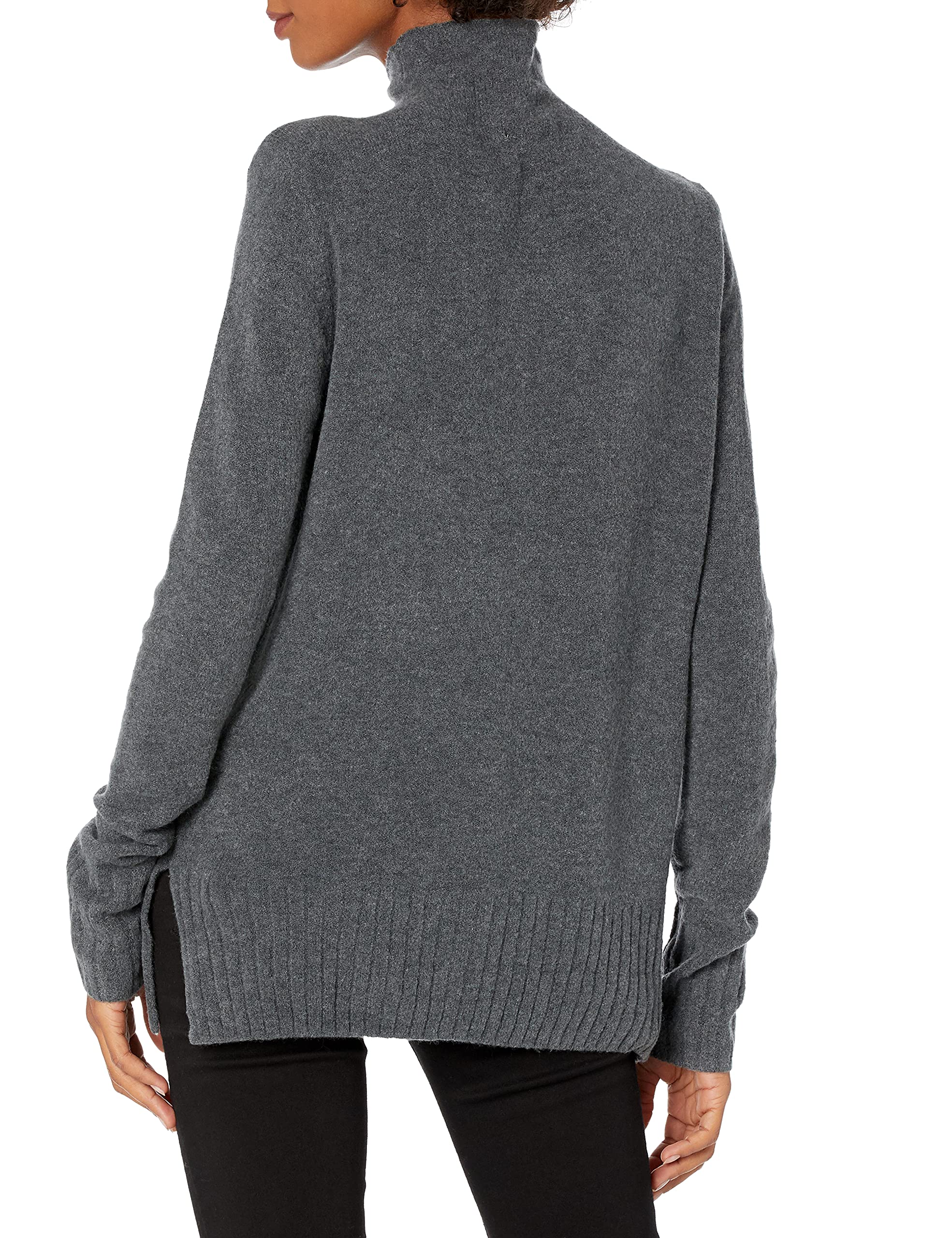 Goodthreads Women's Mid-Gauge Stretch Funnel Neck Sweater - Soft Winter Pullover for Casual Outfits & Office Wear