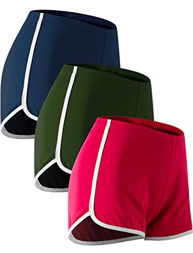 Pack of 3: Navy & Dark Green & Red, 2301#