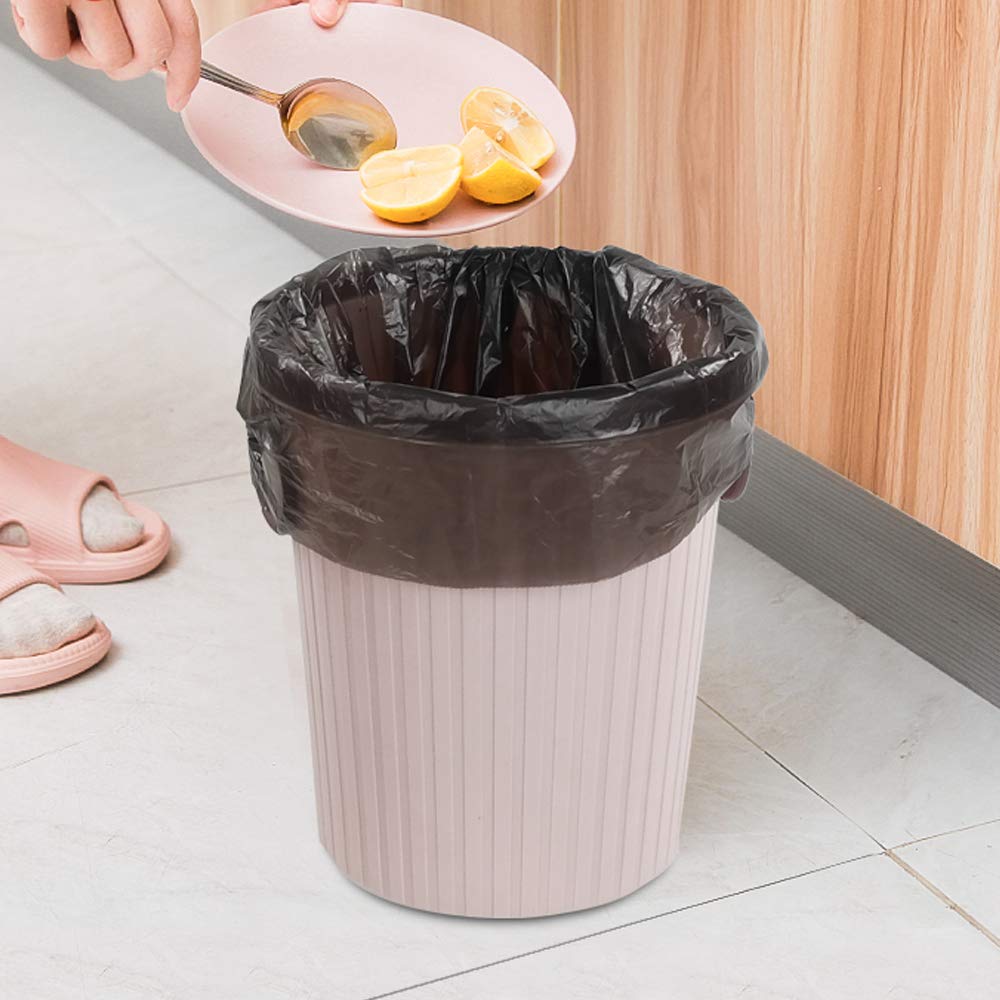 Saedy 8 Gallon Kitchen Trash Bags - Heavy Duty Black Garbage Bags (200 Count) | Odor Control & Leak Proof for Home, Office & Outdoor Use