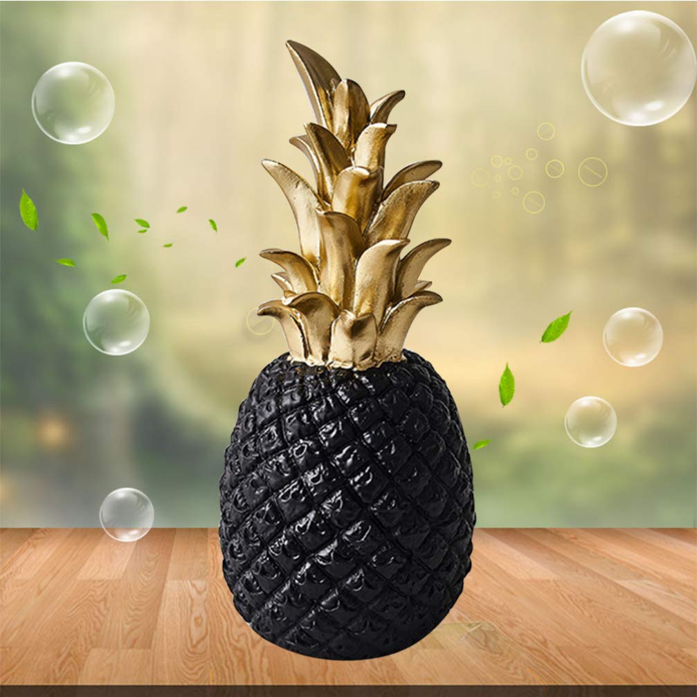 Resin Pineapple Decor for Home, Wedding & Desktop - Elegant Cabinet Ornament
