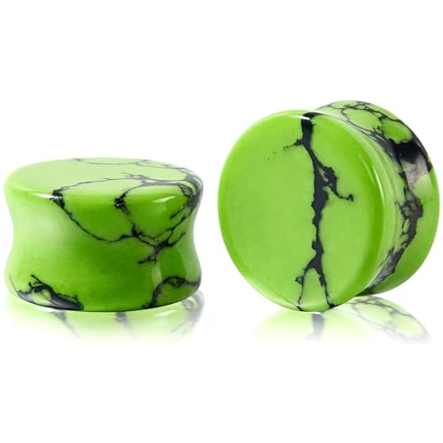 Green and black stone