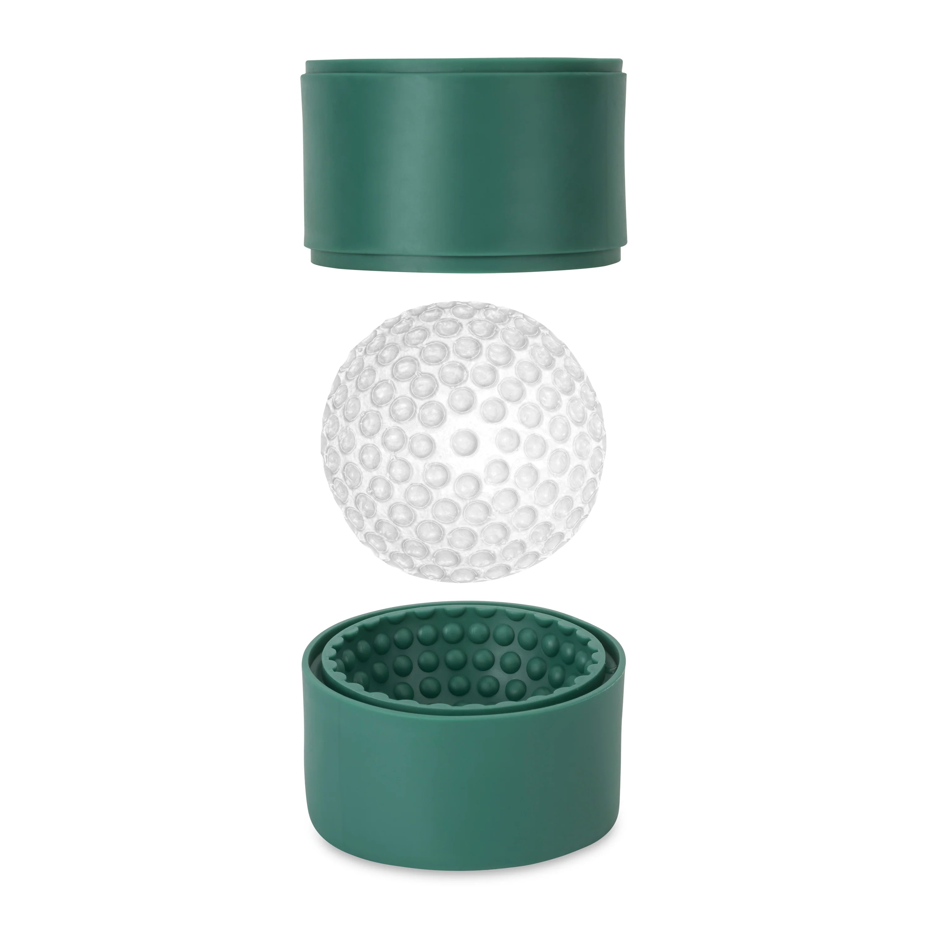 Premium Golf Ball Ice Ball Molds - Set of 4 Reusable Spherical Ice Cube Trays for Whiskey, Cocktails & Chilling Drinks - Perfect for Home Bars, Parties & Gifts