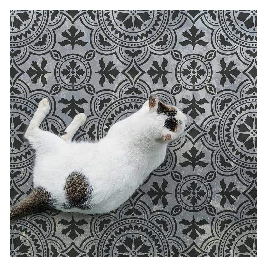 Tangier Tile Stencil - Large Wall Painting Stencil Kit for DIY Room Makeover - Reusable Stencils for Walls and Floors - Easy Wall Decor Alternative to Wallpaper - Perfect for Home Renovation, Accent Walls & Floor Designs