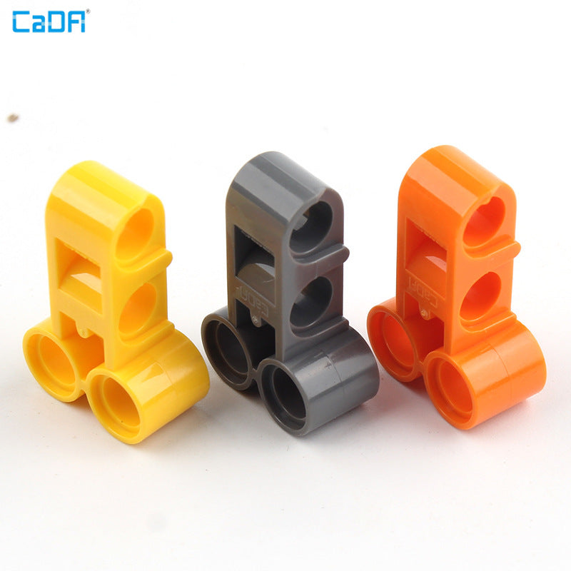 20pcs CADA 32557 Technic Pin Connector - Perpendicular Double 3L Building Blocks for LEGO-Compatible Sets - Perfect for Model Construction, DIY Projects & STEM Education