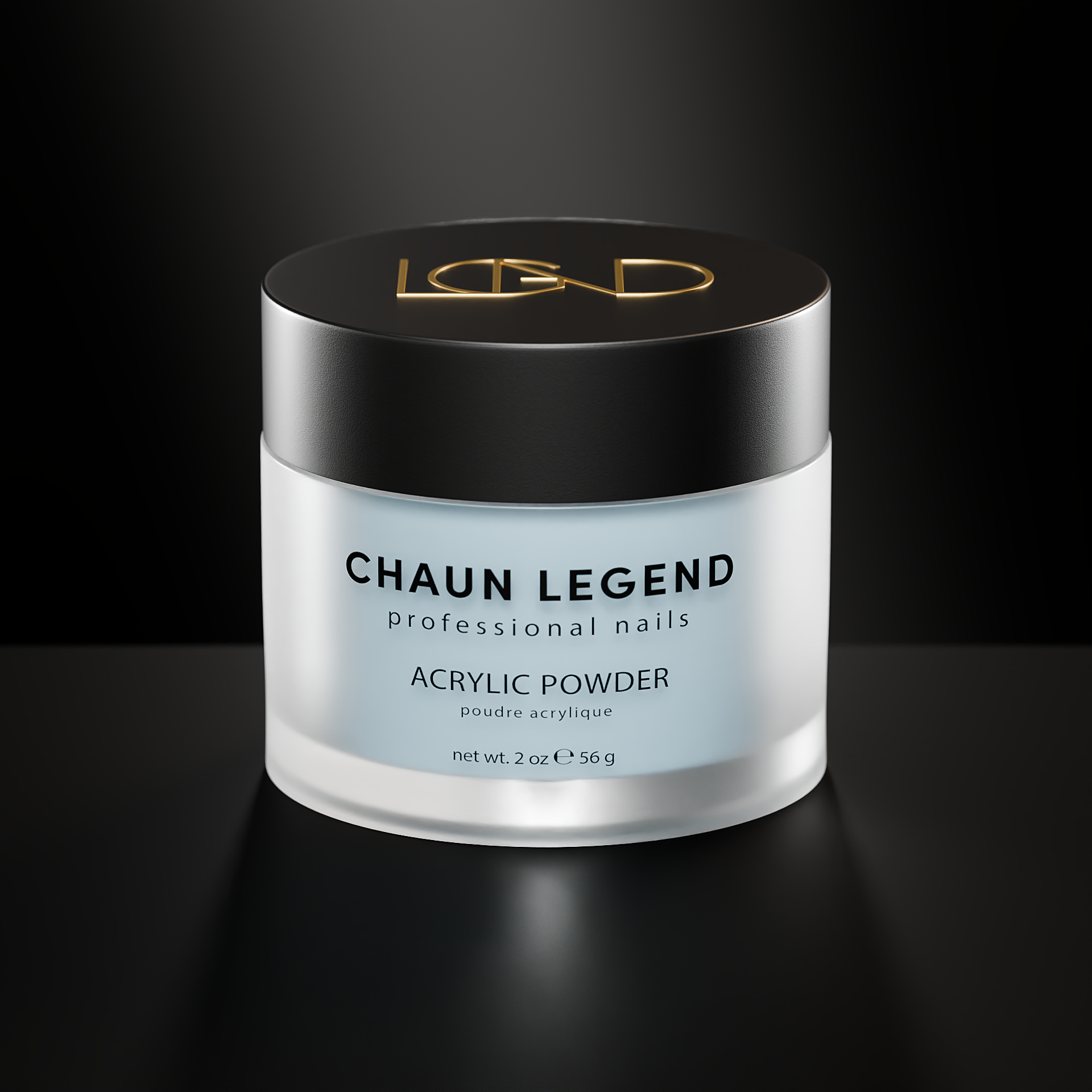 Chaun Legend Acrylic Powder 2oz - 149 Cry Me A River Nail Art Color - Professional Nail Extension & Manicure Supplies for Salon & Home Use