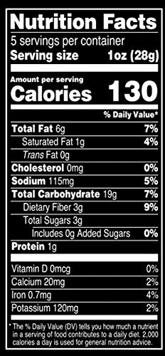 Terra Vegetable Chips - Blues Chips with Sea Salt, 5 Oz (Pack of 12) | Healthy Snacks for Parties, Office & Road Trips | Gluten-Free & Vegan Friendly