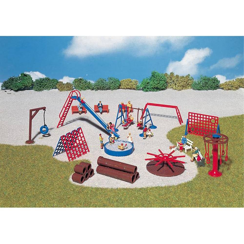 Faller 180576 Playground Equipment Scenery and Accessories - Miniature Model Train Scenes for DIY Hobbyists & Collectors - Perfect for Layouts, Displays, and Dioramas
