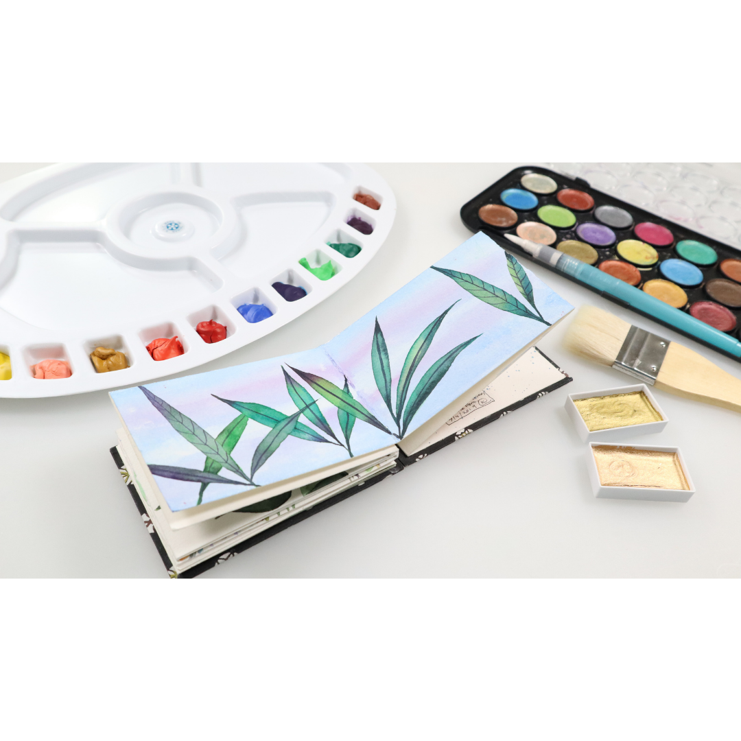 Niji Premium Watercolor Paint Set - 15 Vibrant Colors (NNC15) for Artists, Students & Professionals - Perfect for Sketching, Painting & Mixed Media Art