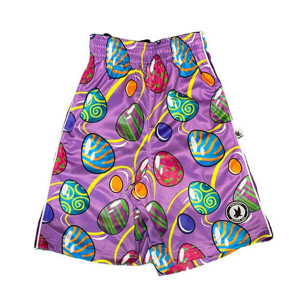 Boys' Easter Egg Floral Print Shorts - Cute Spring & Summer Outfits for Kids, Playdates, and Holiday Celebrations