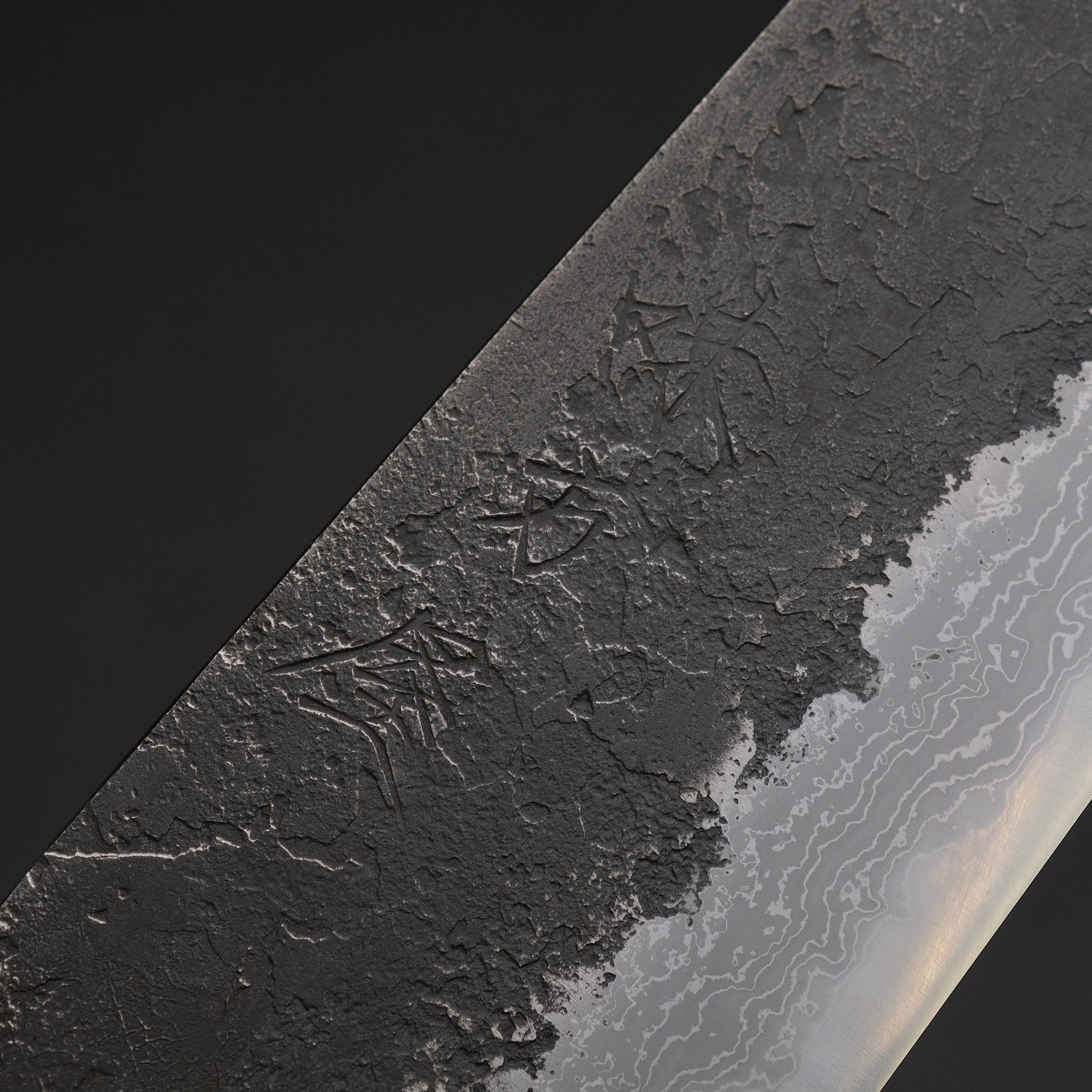 Premium Ajikataya White #2 Nashiji Damascus Gyuto 210mm Japanese Chef Knife with Olive/TQRV Handle (#45) - Perfect for Sushi, Meat Slicing & Professional Kitchen Use