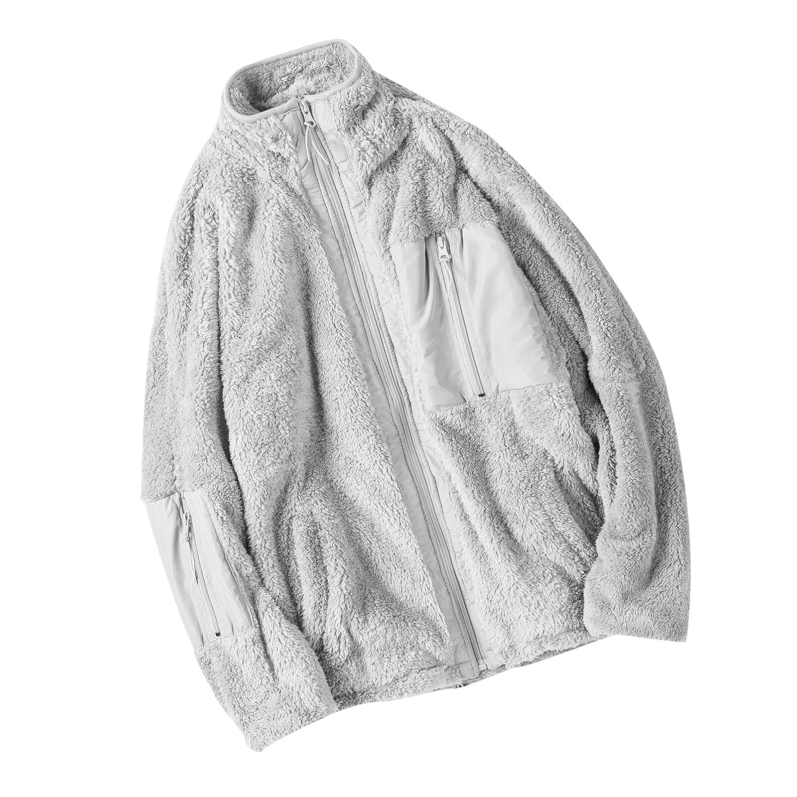 Women's Soft Fleece Oversized Sweatshirt Jacket - Cozy Long Sleeve Fuzzy Coat with Pockets | Casual Winter Wear, Loungewear & Street Fashion Outfits