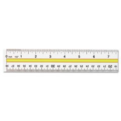 Wholesale CASE of 25 - Acme Westcott 15-Inch Clear Acrylic Flexible Ruler | Non-Magnetic Document Ruler for Office, School & Crafting | Perfect for Measuring, Drawing & Scrapbooking