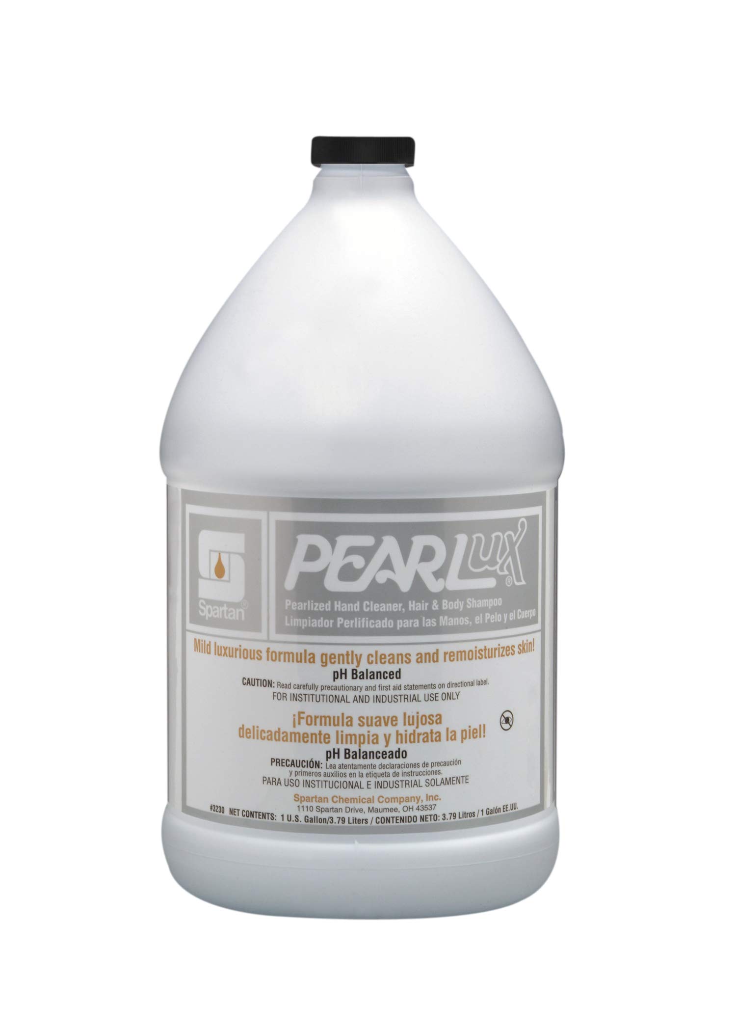 Pearlized Hand Cleaner, Hair & Body Wash - 1 Gallon Bottle (4 Pack) - Ideal for Salons, Spas, Gyms & Home Use