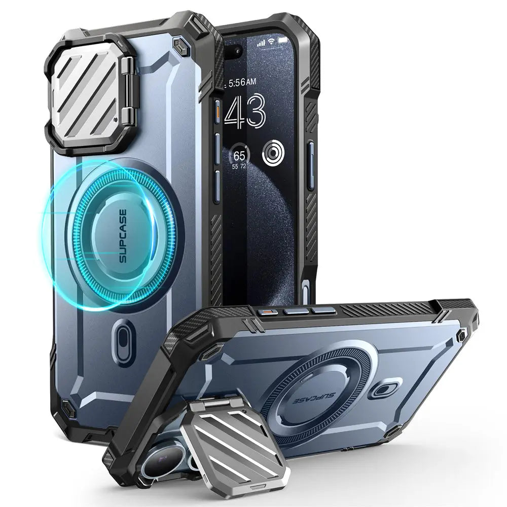 iPhone 16 SUPCASE UB Mag XT Heavy Duty Magnetic Case - Shockproof Protective Cover with Strong Magnetic Mount for Car & Home Use - Perfect for Outdoor Activities, Travel & Daily Protection