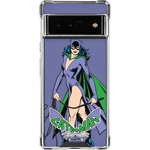 Official DC Comics Batman Phone Case for Google Pixel 6 Pro - Clear Protection with Classic Art for Fans