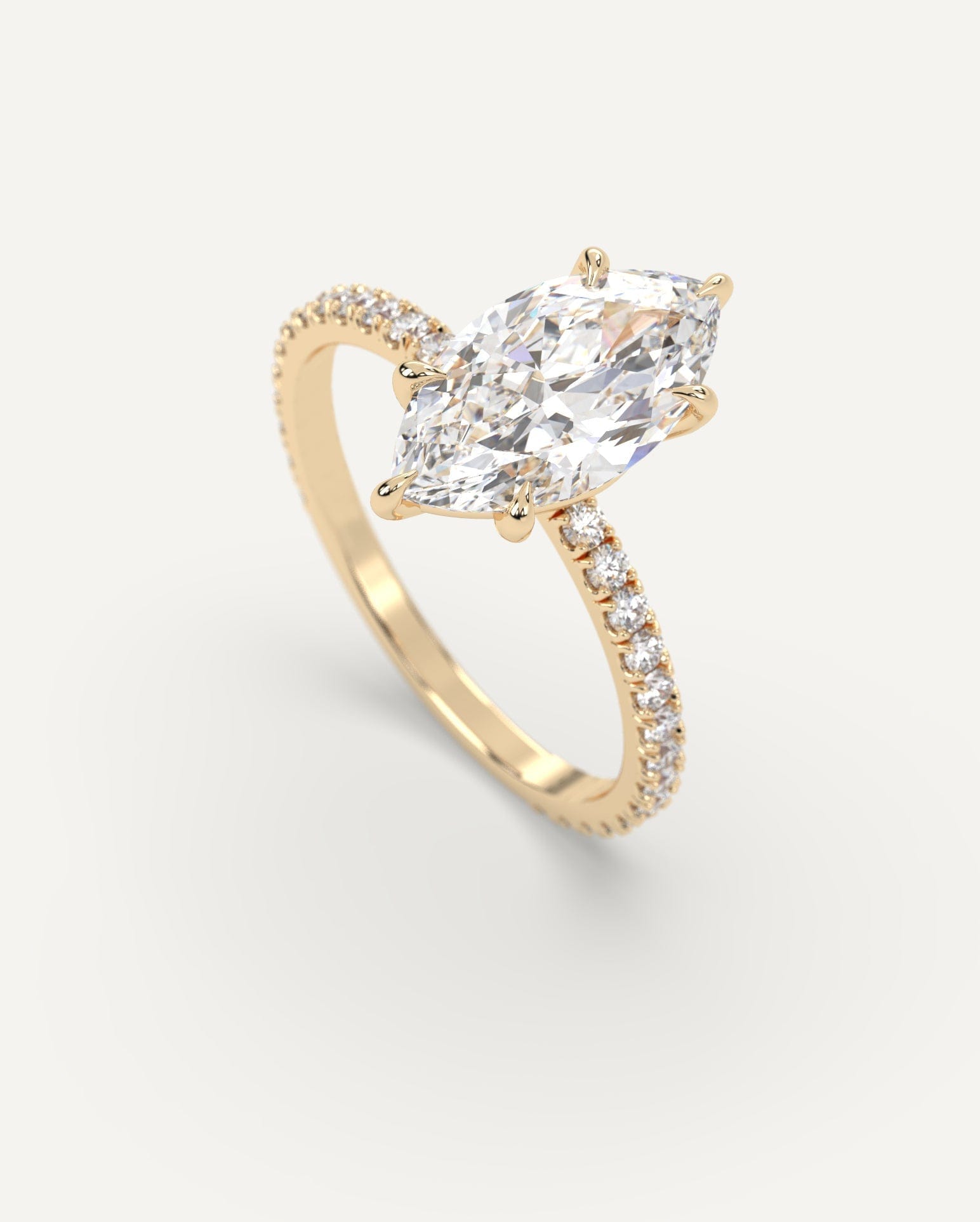 2 Carat Marquise Cut Diamond Engagement Ring for Women - Elegant Wedding Band, Anniversary Gift & Proposal Jewelry - Perfect for Bridal, Special Occasions & Everyday Luxury
