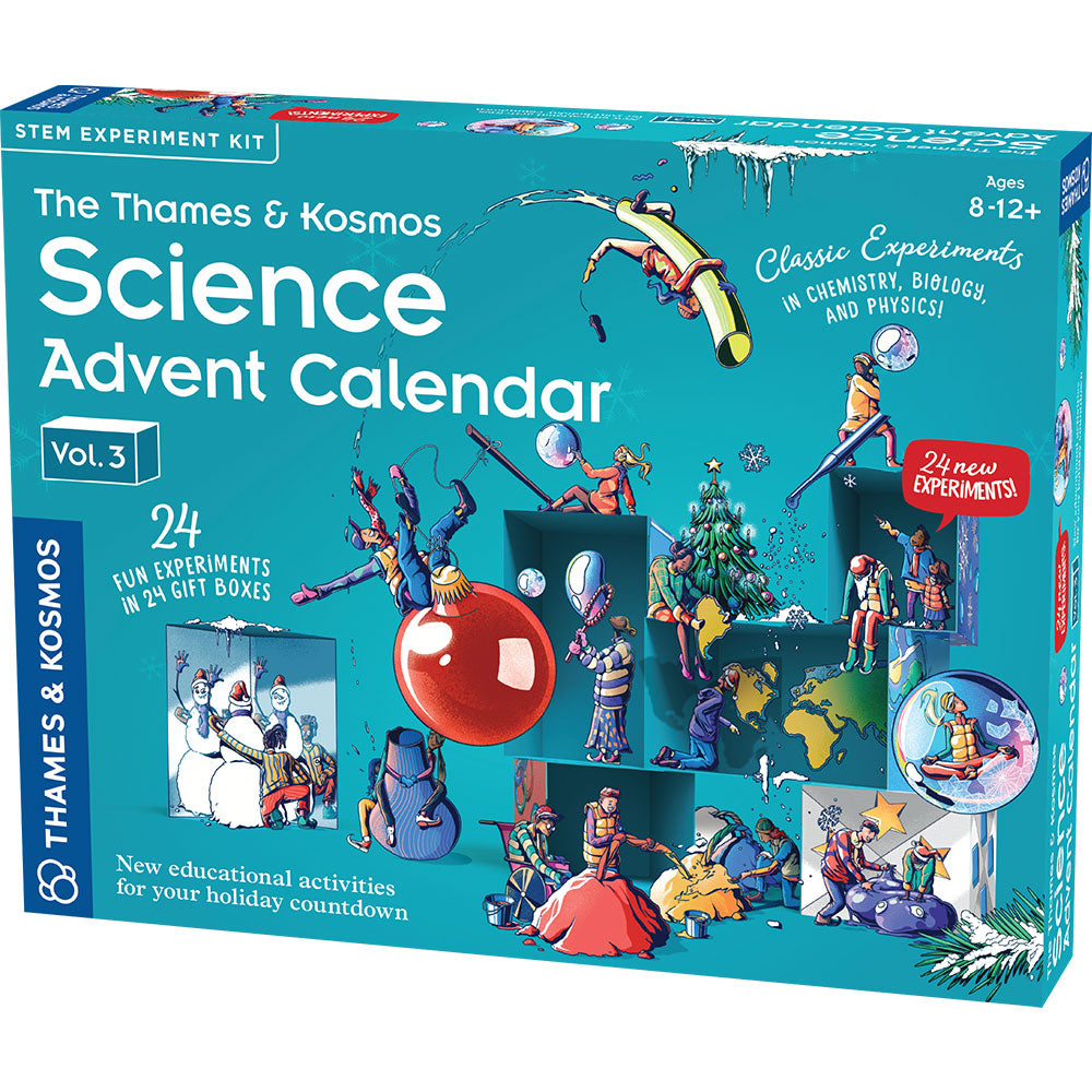 Thames & Kosmos Science Advent Calendar Vol. 3 - STEM Experiments & Holiday Countdown (Fall 2025 Release) | Perfect for Christmas Science Gifts & Family STEM Activities