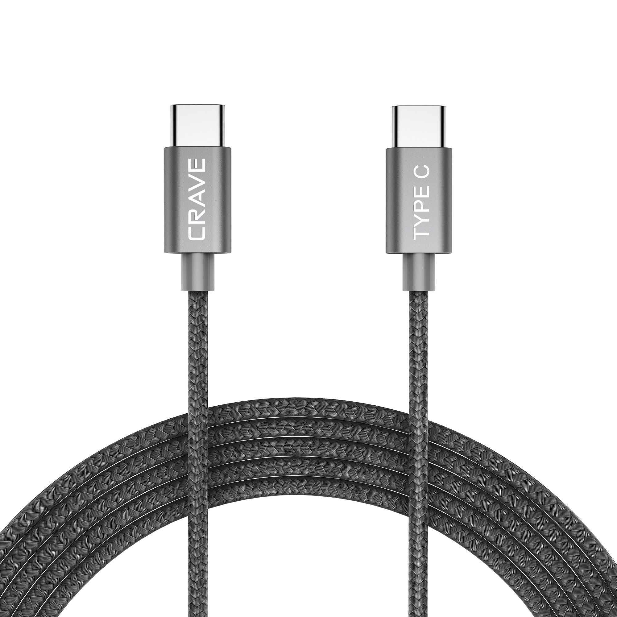 Premium Nylon Braided USB-C to USB-C Cable - Fast Charging & Data Sync for iPhone 15, MacBook, iPad Pro, Samsung Galaxy | Durable & Tangle-Free for Home, Office & Travel