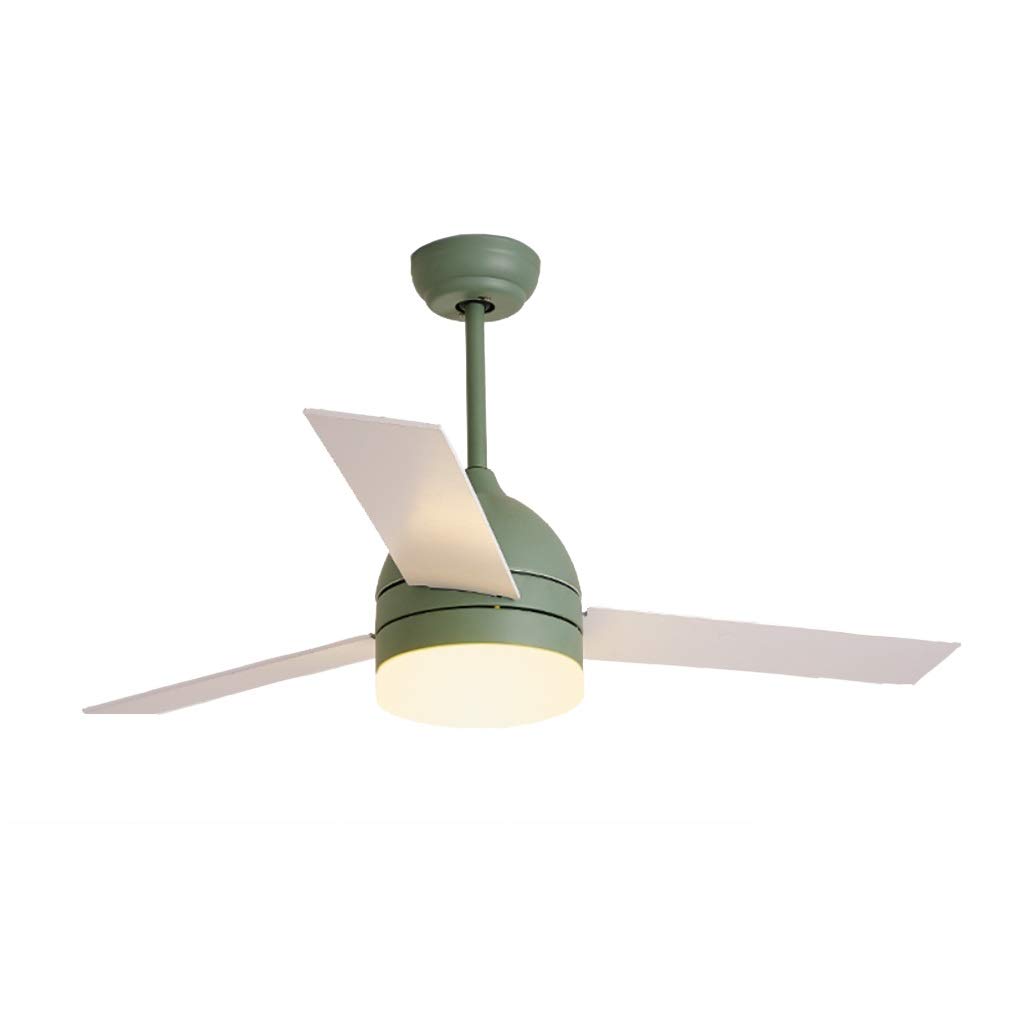 ZHJ LED Ceiling Fan with Light - Remote Control, Ultra Quiet, Energy Efficient - Perfect for Living Room, Bedroom & Dining Room - Modern Home Cooling & Lighting Solution for American Homes