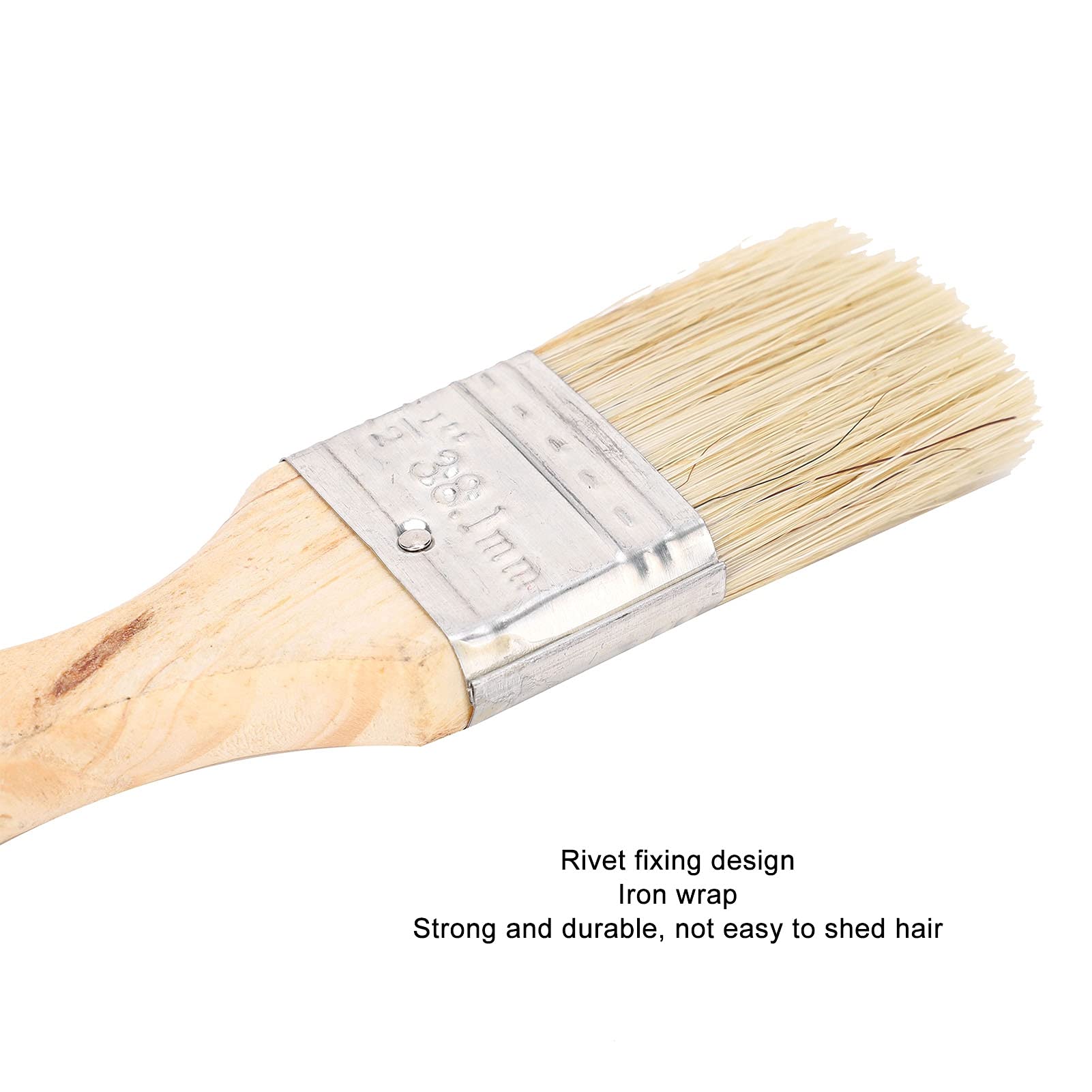 Premium Paint Brush Set - Artificial Fur Widening Brush for Crevice Cleaning & Detailing - Perfect for DIY Home Painting, Wall Touch-Ups & Craft Projects