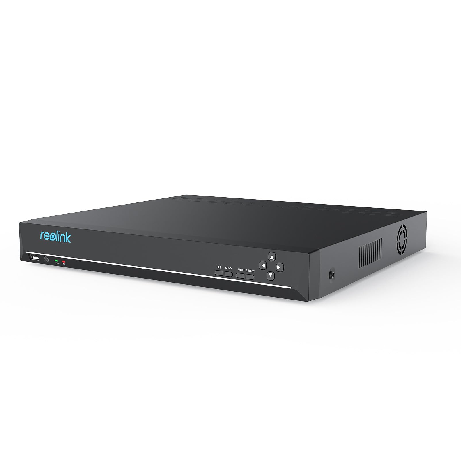 REOLINK 36CH PoE NVR for Home Security Camera System - Compatible with 16MP/12MP/4K/8MP/5MP/4MP Same Brand IP Cameras | 3 HDD Bays, No HDD Included | Integrated I/O Alarm System (RLN36) - Ideal for 24/7 Home & Business Surveillance