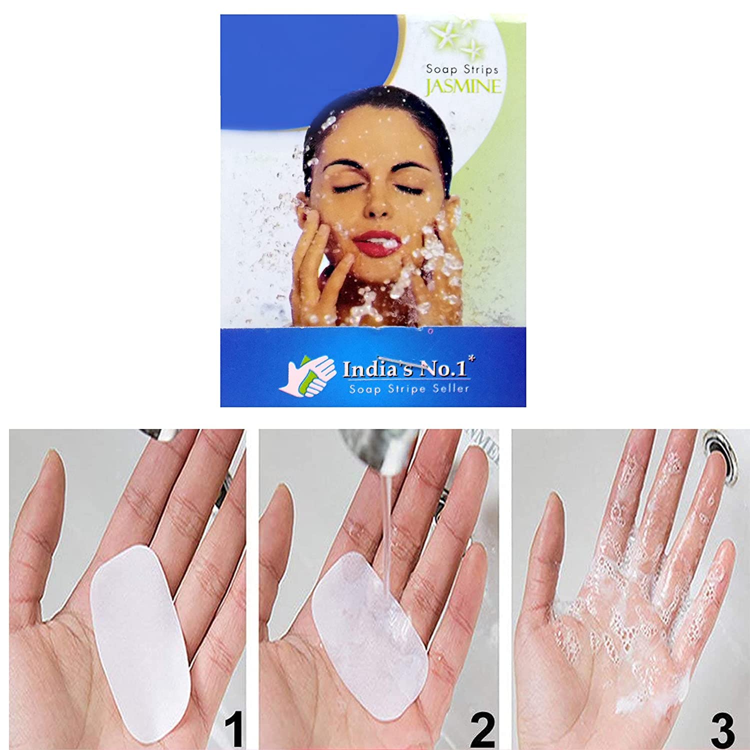 Eco-Friendly MeeTo Fresh Paper Soap Strips - Travel-Sized Hand Wash Soap Flakes for On-The-Go Hygiene (Pack of 10) | Perfect for Camping, Airports & Outdoor Adventures