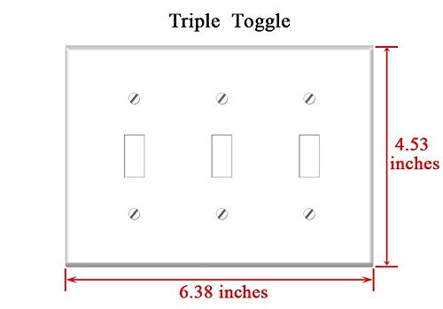 Triple Toggle Switch Plate - Heavy Duty Metal Dumbbell for Gym, Fitness & Bodybuilding | Perfect for Home Workouts & Strength Training