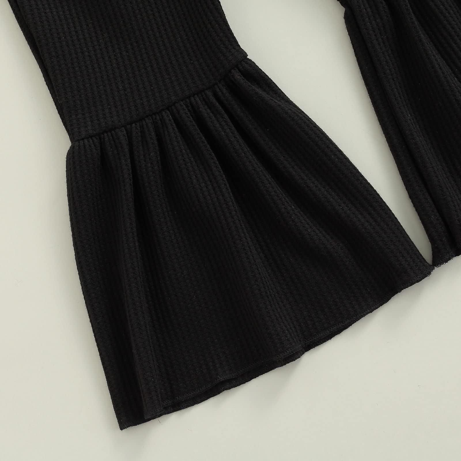 Toddler Bell Bottom Pants for Baby Girls - Soft Ruffle Leggings & Flare Trousers - Perfect for Playtime, Parties, and Everyday Outfits