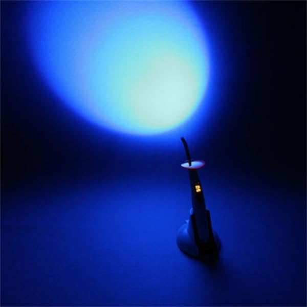 5W Wireless Dental LED Curing Light - 1200mW Polymerization Lamp for Dentists (Woodpecker Style, 3-Position Adjustable) - Perfect for Composite Resin Filling, Crowns & Veneer Bonding in Dental Clinics