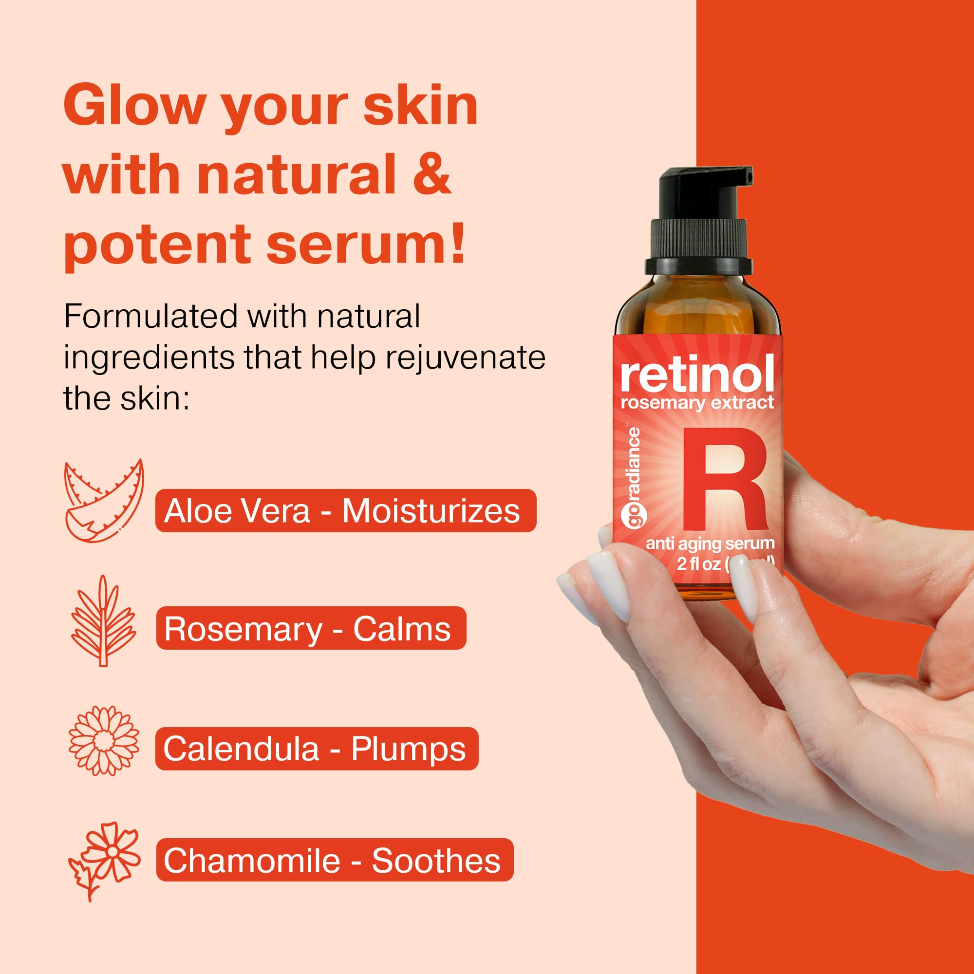 Best Hyaluronic Acid Serum with Retinol & Vitamin C for Anti-Aging - Hydrating Face Serum for Wrinkles, Dark Spots & Glowing Skin - Perfect for Night Routine & Daily Skincare Regimen