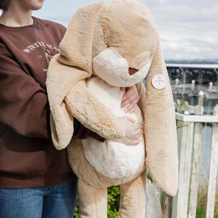 Grand 41 Floppy Nibble Bunny Stuffed Animal - Soft Plush Toy for Kids & Adults | Perfect for Cuddling, Gifts, and Nursery Decor