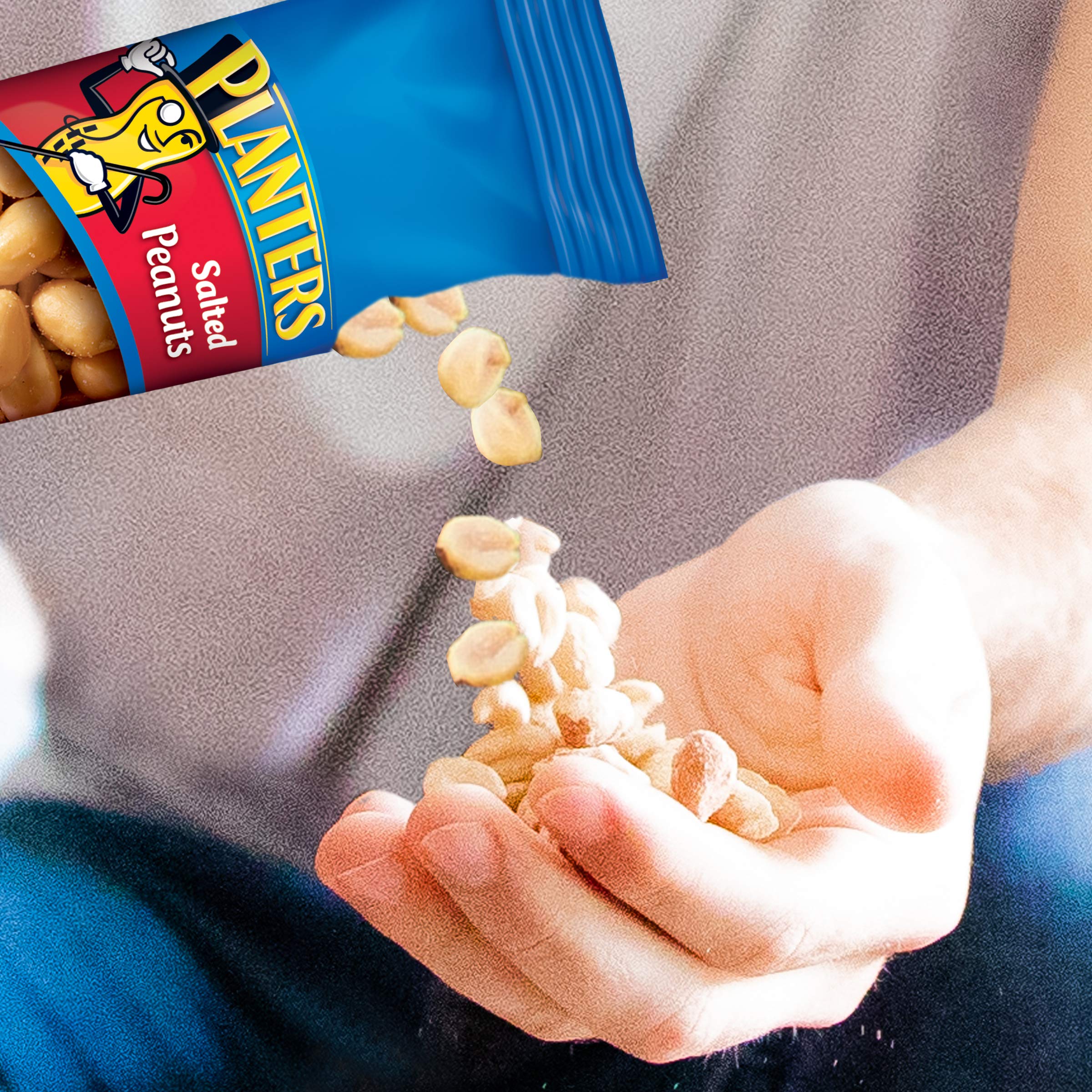 PLANTERS Variety Pack - Salted Cashews, Peanuts & Honey Roasted Nuts | 36 Individually Wrapped Kosher Snacks | Perfect for Office, Travel & Healthy On-the-Go Snacking