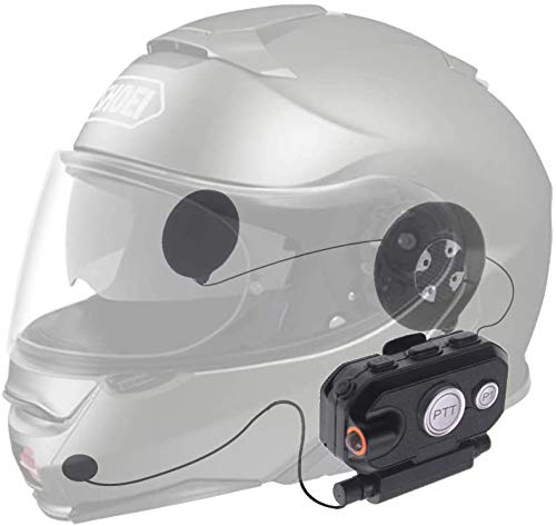 ANYSECU HB880 Hands-Free Bluetooth PTT Headset - Motorcycle Helmet Communication System for UV-5R, TH-UV8000D, UV-82, UV-5RE Two Way Radios - Perfect for Riding, Construction & Outdoor Adventures