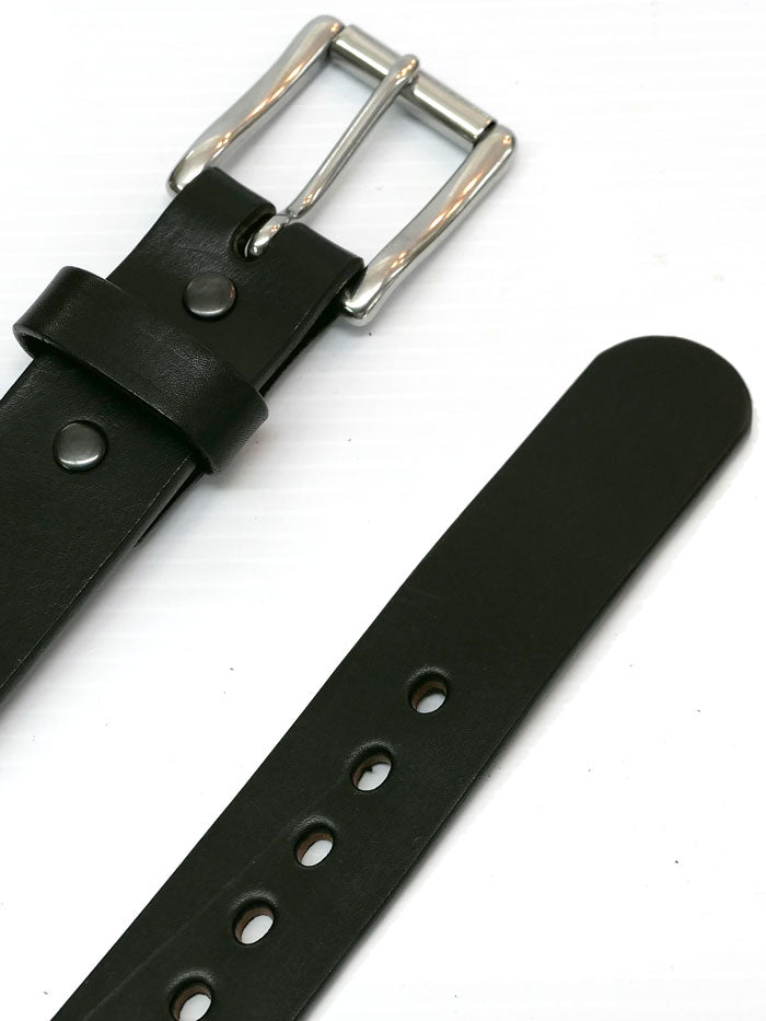 Gingerich 1001 18 Mens Maverick Smooth Heavyweight Gun Belt Black - Durable Leather Belt for Concealed Carry & Everyday Use
