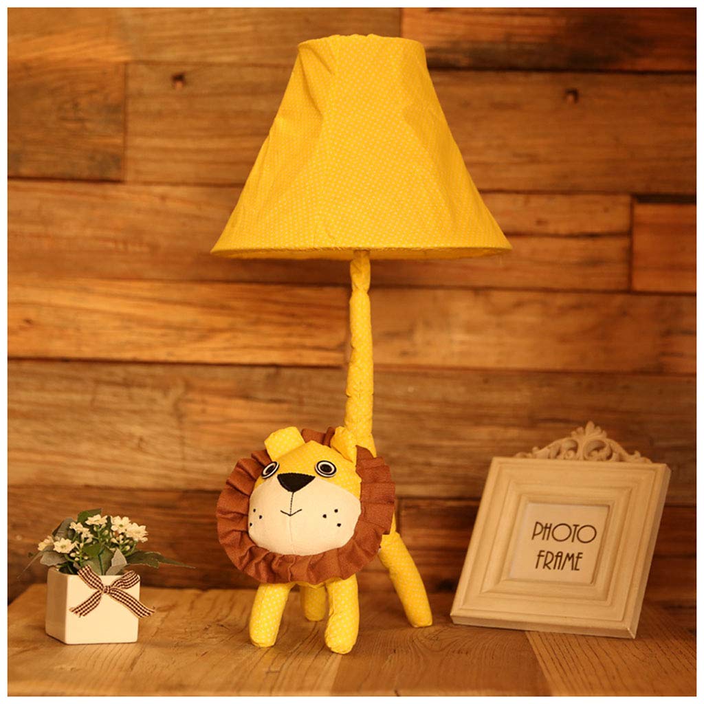 Cartoon Lion Table Lamp for Kids Room - Cute Night Light for Bedroom, Living Room & Study - Perfect for Bedside, Reading & Decor