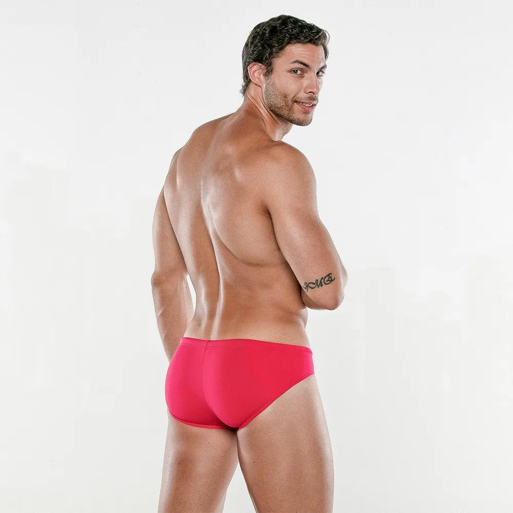 Code 22 Deep Mini Swim Brief 23113 Fuchsia - Stylish Men's Swimwear for Beach, Pool & Summer Vacations