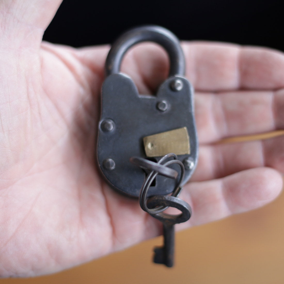 Heavy Duty Small Iron Padlocks - Secure Lock for Toolboxes, Lockers, Gates & Storage - Weatherproof & Durable Outdoor Use